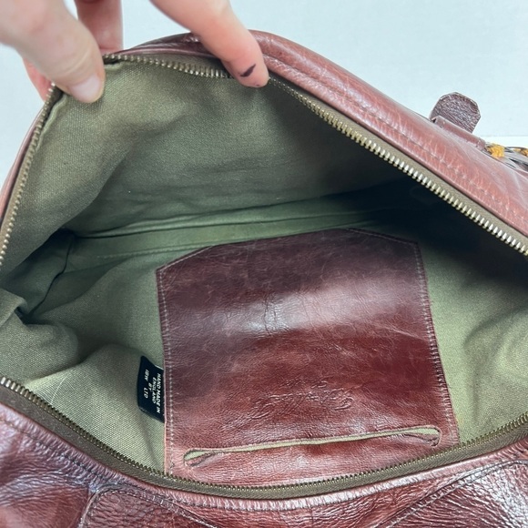 Jas M B London crossbody leather handbag handmade in England - Picture 15 of 15